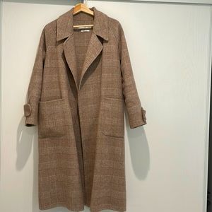 Mango long wood coat